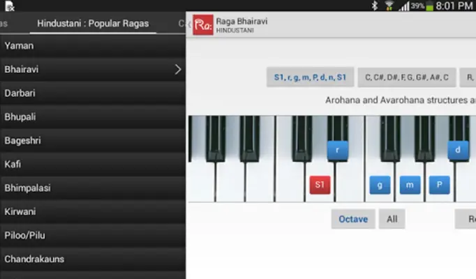 Raga Master android App screenshot 2